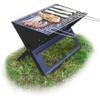 Schwarzer Klappgrill von Relaxdays
