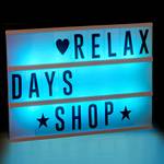 Relaxdays Leuchtkasten 10025068