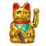 Relaxdays Maneki Neko Winkekatze