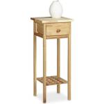 Relaxdays Beistelltisch (schmal)