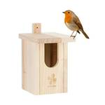 Relaxdays Nistkasten Halbhöhlenbrüter