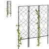 Rankgitter Metall 3er Set von Relaxdays