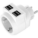 Revolt USB Steckdosenadapter
