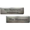 Aluminium-Namensschild von Schmalz