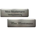 Schmalz Aluminium-Namensschild