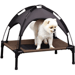 Pawhut Haustierbett mit Baldachin,