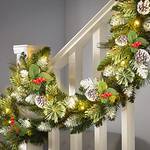 Shareconn SH-9FT Snow Garland2022