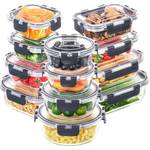 Skroam Glasbehälter mit Deckel