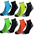Turnschuhsocken NEON von Sockenkauf24