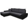 Ecksofa Aspen Schwarz + Graphit von Sofnet