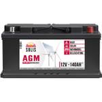 Solis AGM-Solar-Batterie 12 V 140 Ah