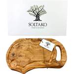 Soltako Olivenholz-Schneidebrett