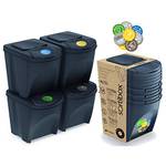 Sortibox 4er Set Mülleimer
