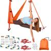 Aerial-Yoga-Tuch - orange-rot von Sotech