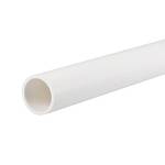 Sourcing Map PVC-Rohr Weiß