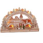 Spetebo LED-Schwibbogen Weihnachtsmarkt