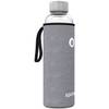 Trinkflasche aus Glas mit Neoprenhülle von spottle
