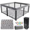 Laufstall baby faltbar mit Matte von Sprx