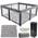 Laufstall baby faltbar mit Matte von Sprx