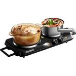 Steinborg Elektrische Doppelkochplatte