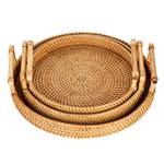 Sziqiqi Rattan Serviertablett