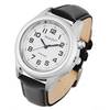 Blindenuhr mit Lederarmband von TalkJoy
