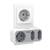 Tessan 3-Fach-Steckdosenadapter mit USB