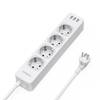 4-Fach-Steckdosenleiste mit USB, 7 in 1 von TESSAN