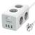 Tessan 9-in-1-Mehrfachsteckdose mit USB