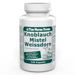 The Nutri Store Knoblauch Mistel Weissdorn Kapseln