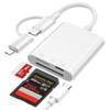 Lightning USB C SD Karten Adapter von Ticenpe