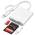 Lightning USB C SD Karten Adapter von Ticenpe