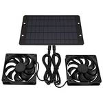 Hplive Solar Panel Fan
