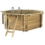 Trend Holzpool Set Achteck