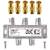 TronicXL 4-Fach Premium Koax Antennenverteiler