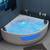 Tronitechnik Eckbadewanne mit Whirlpool