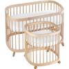 Babybett Kinderbett 7 in 1 KOMPLETT-SET von tweeto