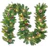 Weihnachtsgirlande mit Beleuchtung von UISEBRT