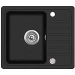 VBChome Spüle 56 x 46 cm schwarz Granit