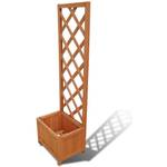 vidaXL Holz Blumenkasten mit Rankhilfe