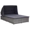 Polyrattan Sonnenliege von vidaXL