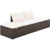 Sonnenliege Poly Rattan 43954 von vidaXL