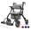 2 in 1 Rollstuhl Rollator von Vocic