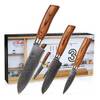 Edib Pro 3er Damastmesser-Set von Wakoli