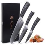 Wakoli Edis 3er Damastmesser-Set