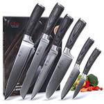 Wakoli Edis 6er Damastmesser-Set