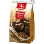 Weiss Lebkuchen-Herzen ungefüllt Zartbitter