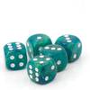 Spielwürfel Grün / Weiß von Welovebeads