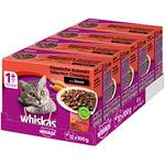 Whiskas Klassische Auswahl (Huhn, Rind, Pute, Lamm) in Sauce 1+