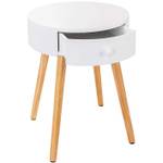 WOLTU Beistelltisch TS51ws-1 Nachttisch